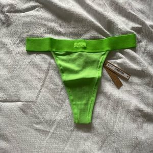 Skims Cotton Rib Thong